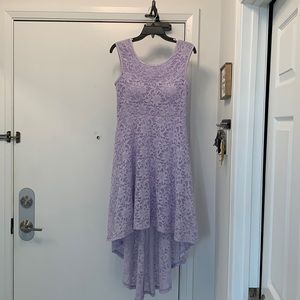 Purple lace Laura dress